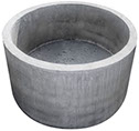 Кольцо колодезное бетонное с дном для канализации частного дома КЦД 10.9 15.9 